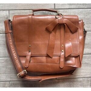 Ecosusi Ladies Faux Leather Briefcase Laptop Messenger Bag Fits 14” Laptop